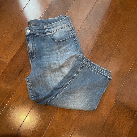 Seven7 Melissa MaCarthy Denim Capris - Picture 1 of 10